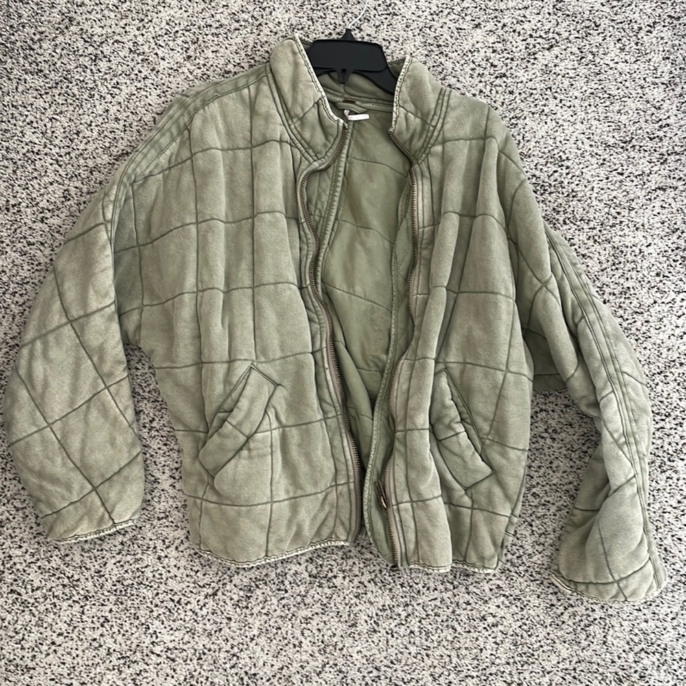 Free people dolman quilted jacket